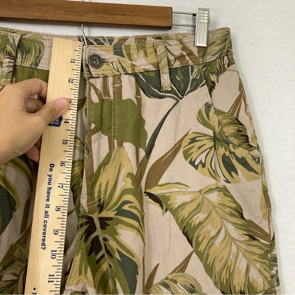 Mavi Women's Tropical Print Denise High Rise Cargo Pants Jeans size 30 - Picture 8 of 13